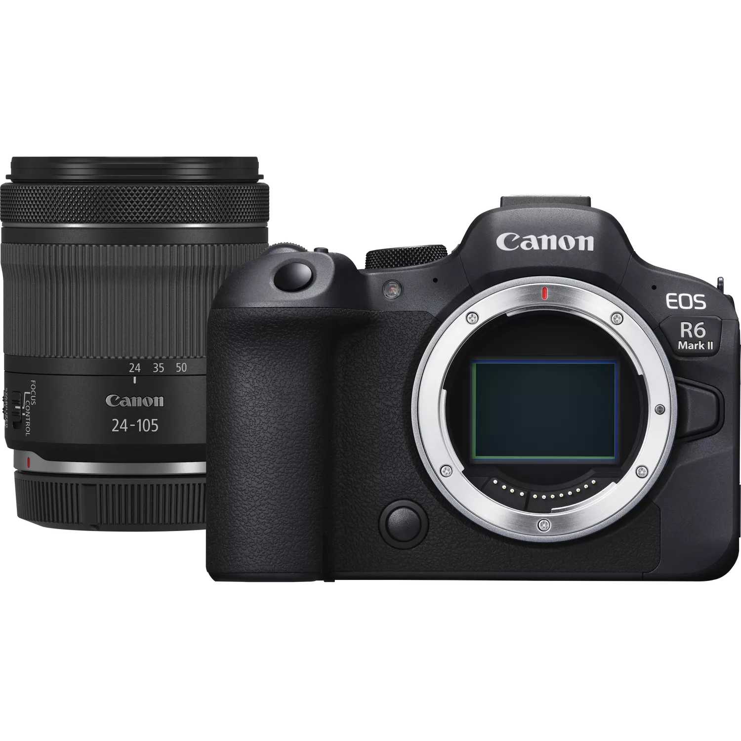 Canon EOS R6 Mark II 24.2MP Mirrorless Camera + RF 24-105mm f/4-7.1 IS STM Lens