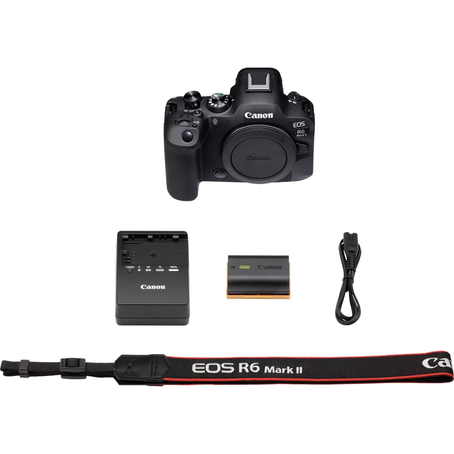 Canon EOS R6 Mark II 24.2MP 40fps 4K60p IBIS Hybrid Camera - Body Only