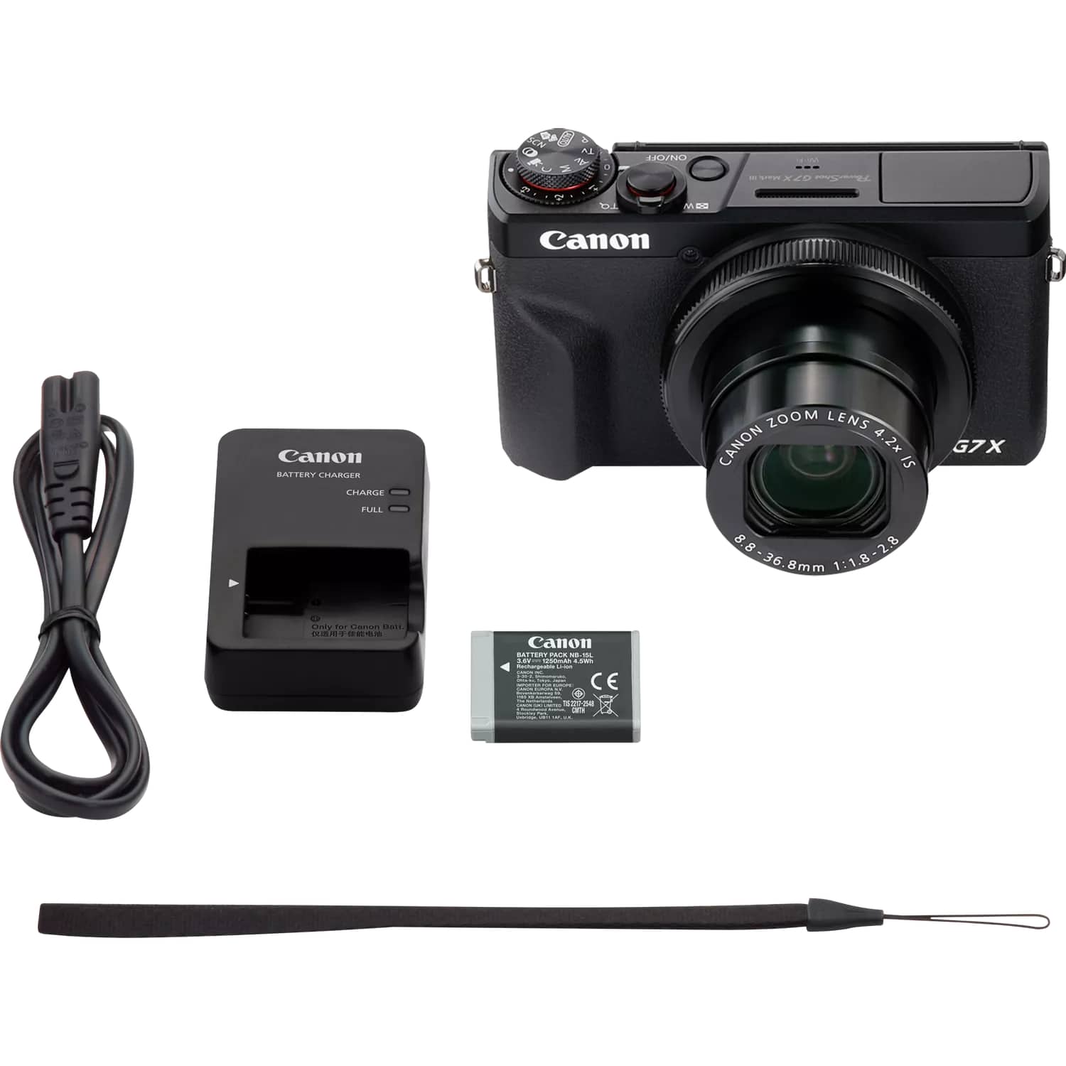 Canon PowerShot G7 X Mark III Compact Camera 4K Vlogging Wi-Fi NFC
